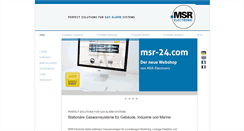 Desktop Screenshot of msr-electronic.de