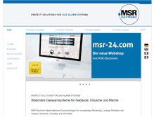 Tablet Screenshot of msr-electronic.de